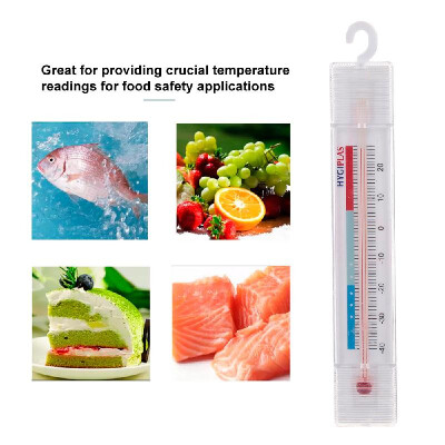 

Refrigerator Thermometer Kitchen Thermometer Freezer Thermometer Tube Thermometer with Hook for Kitchen