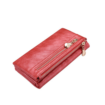 

LOVEVOOK women fashion women double zipper wallet artificial leather women black card holder famale clutch purse coin purse