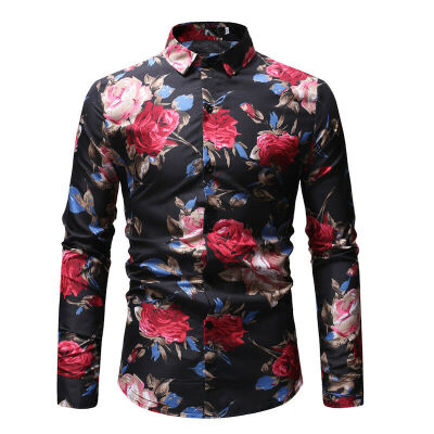 

New Fashion Mens Luxury Casual Stylish Slim Fit Long Sleeve Casual Dress Shirts