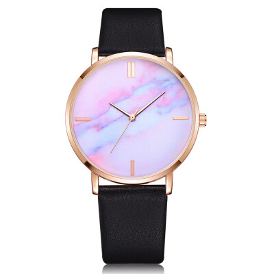 

Lvpai Brand Women Watches Luxury Leather Strip Marble Dial Dress Wristwatch Ladies Gift Quartz Clock Relogio feminino