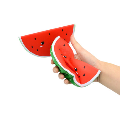 

Gotoamei Cute Smiley Watermelon Stress Reliever Scented Super Slow Rising Squeeze Toy