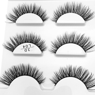 

〖Follure〗3 Pairs Of False Eyelashes Are Handmade To Lengthen Eyelashes At The End Of Eyes