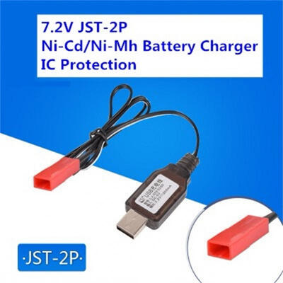 

JST-2P 72V Reverse USB Charger Cable with Protected IC For RC Battery Toys Car Ship Robot Battery Charger Parts