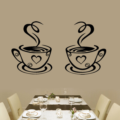 

Gobestart New Arrival Beautiful Design Coffee Mugs Tea Coffee Art Decal Vinyl Wall Sticker