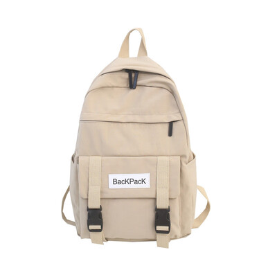 

Schoolbag female Korean version of the original ulzzang college backpack high school Japanese department large capacity campus ins