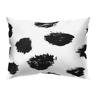 

〖Follure〗Black And White Style Polyester Pillowcase Pillowcase 30x50cm Home Decoration