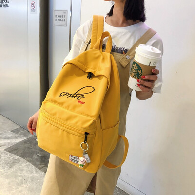 

Insfeng schoolbag female Korean version Chao senior high school student Jane Sen Department of Guzhuang girl Canvas Backpack shoul