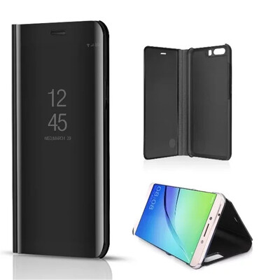 

Mirror Flip Leather Clear View Window Smart Cover for Huawei P10 Plus