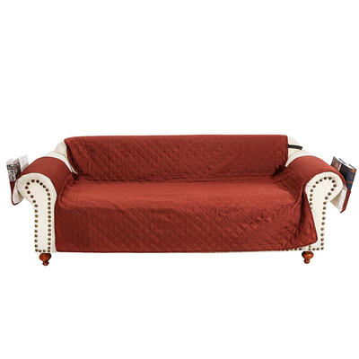 

Double Seat Sofa Cover Double Side Sofa Slipcover Pets Dog Kid Mat Cushion