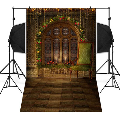 

Toponeto Christmas Backdrops Snowman Vinyl 3x5FT Lantern Background Photography Studio