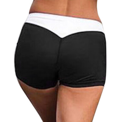 

Tailored Women Fashion High Elasticity Spliced Leggings Gym Active Shorts Pants