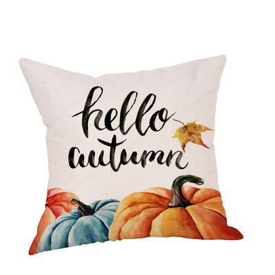 

Tailored Thanksgiving Pillow Cover Thankful Sentiment Pillowcases Embroidered
