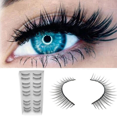 

〖Follure〗10Pair Luxury 3D False Lashes Fluffy Strip Eyelashes Long Natural Party