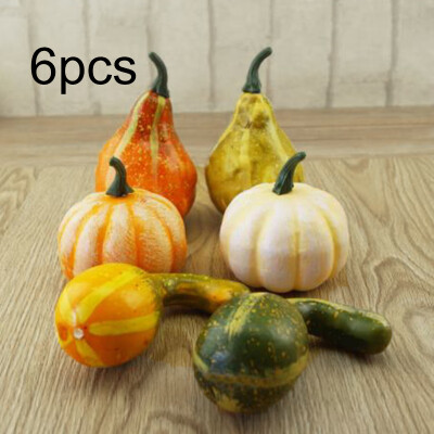 

612xHalloween Artificial Small Foam Pumpkins Simulation Props Home Party Decor