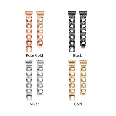 

High Quality Watch Band Zinc Alloy Women Fashion Simple Style Wrist Strap for Fitbit Charge 2