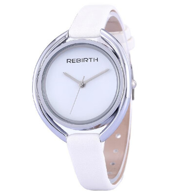 

REBIRTH Womens Watch Fashion Ladies Watches Leather Band Watch E