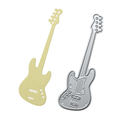 

DIY Guitar-shaped Cutting Dies Stencil Scrapbooking Embossing Template