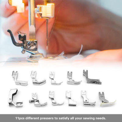 

Greensen 11pcs Professional Sewing Presser Feet Set Domestic Sewing Machine Accessories