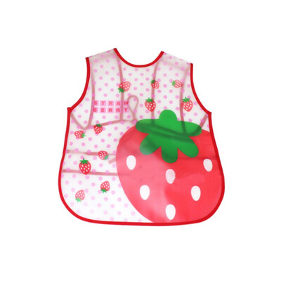 

Baby Aprons Kids Feed Food Baby Bibs Waterproof Cartoon Pattern EVA Transparent Feeding Clothes