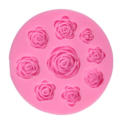 

Rose Flower Fondant Cake Chocolate Baking Sugarcraft Mould Tool