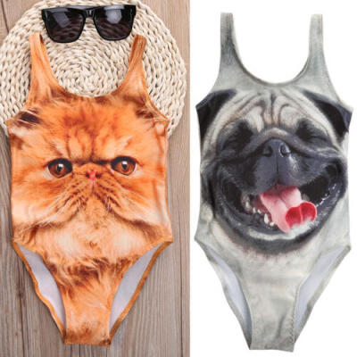 

Kids Girls Bikini Swimwear Cute Animal Swimming Bathing Suit Swimsuit 3-10Year