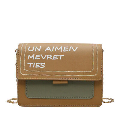 

Sen women handbag fashion saddle bag solid color simple casual wild tide Korean version of the shoulder slung packet