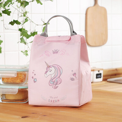 

Outdoor Work Cartoon Picnic Dinner Thermal Bag Unicorn Lunch Bag Food Storage Bag