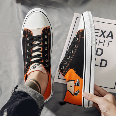 

Mens Shoes Autumn Korean Canvas Board Shoes Leisure Cloth Shoes