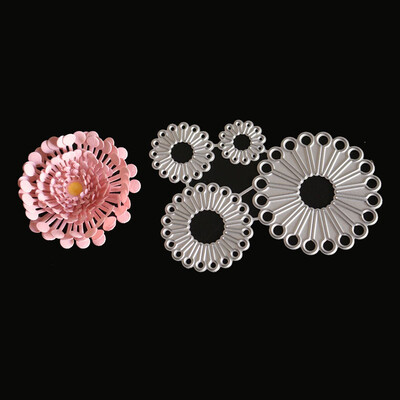 

Siaonvr New Flower Heart Metal Cutting Dies Stencils DIY Scrapbooking Album Paper Card