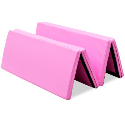 

4 x 6 x 2" PU Thick Folding Panel Exercise Gymnastics Mat-Pink