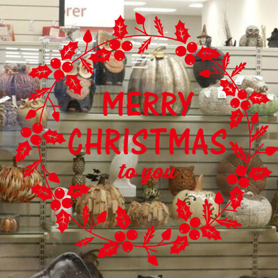

〖Follure〗Merry Christmas To You Removable Wall Sticker Christmas Xmas Decor