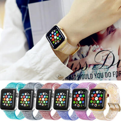 

Sports Band Strap Glitter Bling Bracelet for Apple Watch iWatch Series 1234