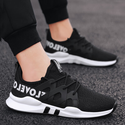 

Summer mens shoes Korean version of the trend of mens small white shoes sports outdoor leisure breathable mesh surface tide shoes