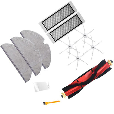 

12set Detachable Roller Brush Filter For Xiaomi Roborock Mijia S50 S51 S55 T4