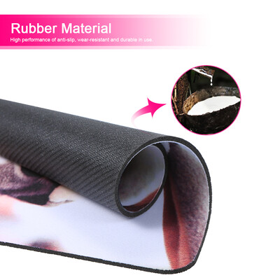 

Mouse Pad Anti-Slip Mouse Mat Rubber Game Office Mousepad for Laptop ComputerHeart Pattern