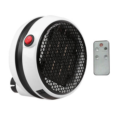 

900W Mini Electric Fan Heater Wall Handy Timing Stove Radiator Home Warmer