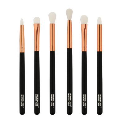 

6PcsSet Wood Handle Soft Hair Eyeshadow Brushes Cosmetics Eyes Makeup Tool