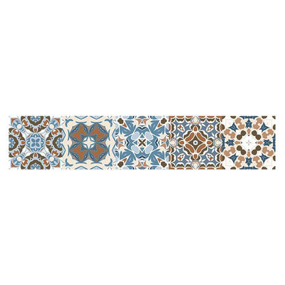 

European Retro Tiles Wall Stickers Self-adhesive Decal for Bedroom Decor