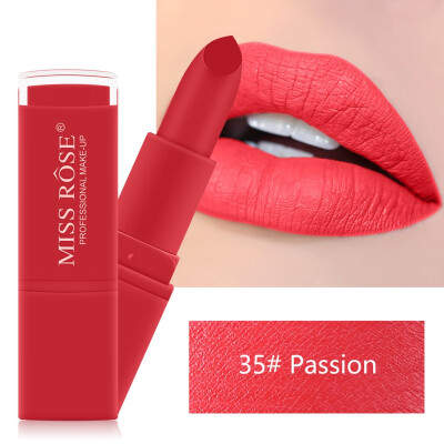 

MISS ROSE Red Pink Lips Makeup Waterproof Long Lasting Pigment Brand Matte Lipstick Tattoo Makeup rouge a levre Cosmetics