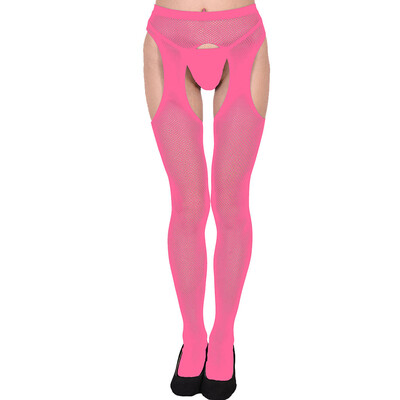 

Toponeto Women Sexy Fishnet Open Soft Tights Lingerie Transparent Erotic Lace Bodysuit