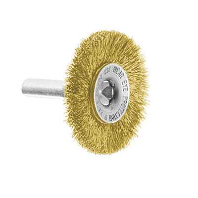 

2 Inch Crimped Stainless Steel Wire Wheel Brush For Bench Grinder Rust Removal