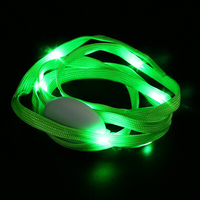 

〖Follure〗Colorful LED Change Shoelace Luminous Glow Light Up Nylon Strap Night Club Party