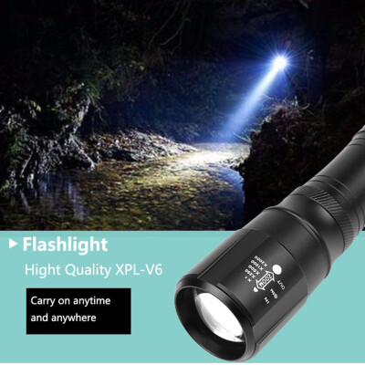 

Saidsome XPL V6 18650 5 Modes LED Super Bright USB Flashlight Mini Outdoor Camping Torch flashlight lamp