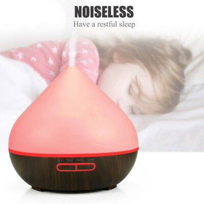 

〖Follure〗Wood Grain Home Diffuser Ultrasonic Air Humidifier Purifier High Capacity 300ml