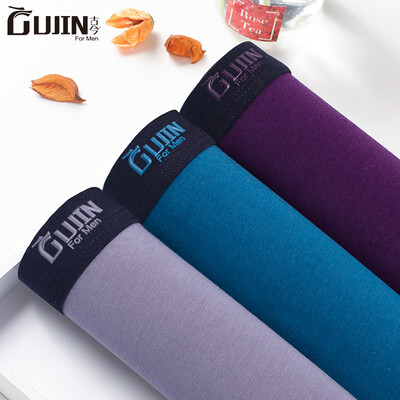 

Ancient&modern mens underwear simple sports breathable comfortable underwear mens cotton waist loose youth shorts pants EXFSJ93 gray - blue green - black XXL