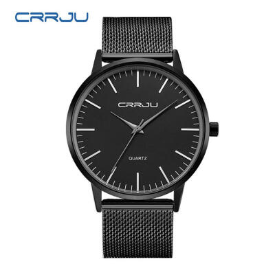 

Fashion Ultrathin Mens Watch Waterproof Quartz Wristwatches With Stainless Steel Strap