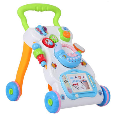 

Greensen Baby Walker Trolley Sit-to-Stand Walker Kid Early Learning Education Science Toddler