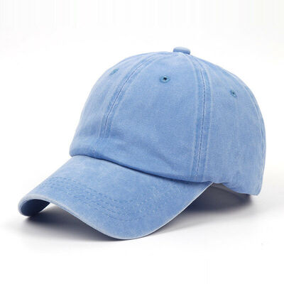 

SUNSIOM Denim Hat Baseball Cap Washed Style Plain Adjustable Blank Dad Caps Hats