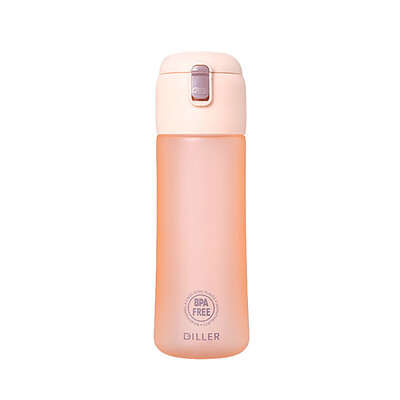 

Siaonvr Sport Water Bottle Tritan Eco-Friendly One Click Open Scrub Summer Women