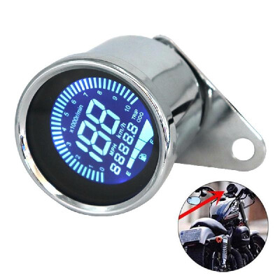 

Universal 12V Motorcycle Instrument Modified Digital Motorbike Speedometer Tachometer Gauge LCD Display 7 colors0-10000RPM 0-199